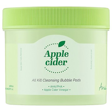 AriuL 艾藜兒 官方直營 蘋果醋泡沫全效潔淨棉  60片  1罐