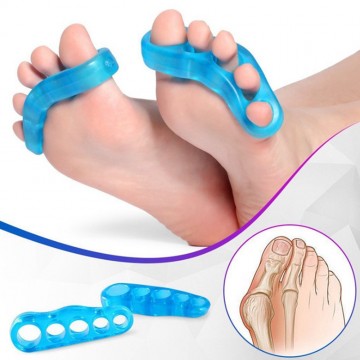 【JHS杰恆社】五指分離器腳趾隔離器拇外翻腳骨重疊腳指美形器abe31