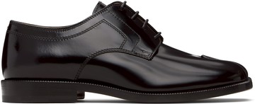 Maison Margiela 黑色 Tabi Leather 德比鞋