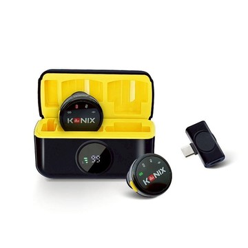 【2入組限時優惠】 KONIX G5 無線收音麥克風 一對二無線麥克風 收音增強 抗雜音更優 附充電盒