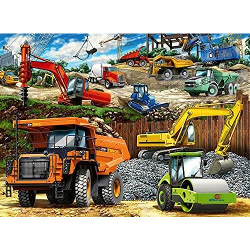 Ravensburger Construction Vehicles 100 Piece Jigsaw Puzzle for