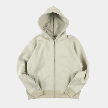 美國Lady White Co. 經典重磅密實棉絨側邊貼邊口袋連帽拉鍊微寬鬆衛衣外套