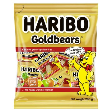 【Haribo 哈瑞寶】金熊Q軟糖分享包200g