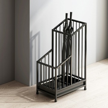 免運 開立發票 大容量雨傘收納架家用門口放傘桶商用進門雨傘瀝水架子入戶收納架 快速出貨