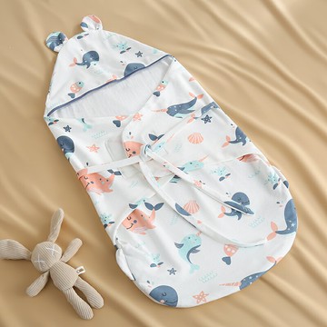 嬰兒抱被 襁褓睡袋 新生兒睡袋 初生嬰兒產房包被新生兒抱被秋冬季襁褓睡袋純棉春夏薄款寶寶包單『cyd24083』