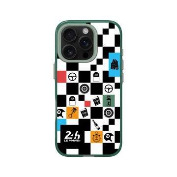 iPhone 16 Pro Clear 憂墨綠 - 24 Hours of Le Mans - 24H - Checkerboard