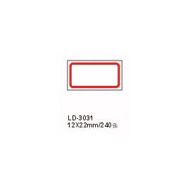 【龍德】 LD-3031保護膜標籤 12x22mm/包【APP滿額下單4%點數(單一帳號最高1000點)】7/31止