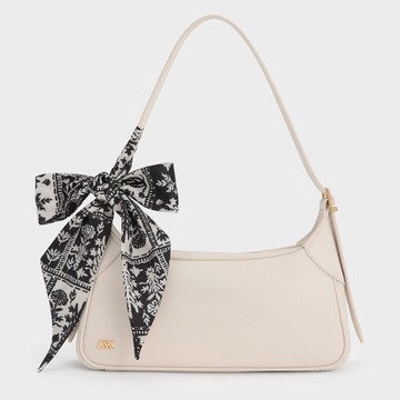 Cerese 真皮絲巾肩背包