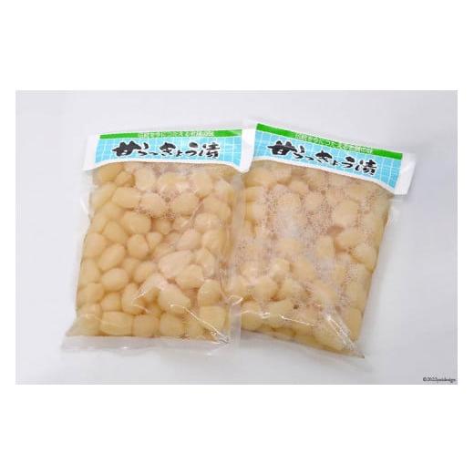 ふるさと納税 山梨県 韮崎市  甘らっきょう漬 500g×2個 計1kg [山梨農産食品 山梨県 韮崎市 20742090] らっきょう らっきょ 漬物