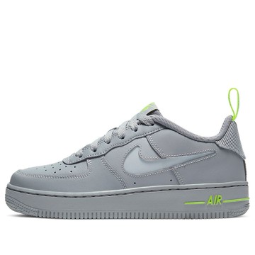 (GS) Nike Air Force 1 '07 LV8 'Particle Grey Volt'