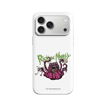 iPhone 17 Pro Max SolidX 白 - 瑞克和莫蒂 Rick and Morty - 外星人襲擊