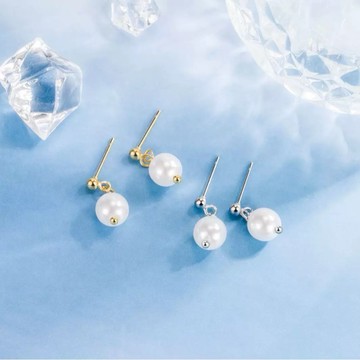 Sweet Air D3105 日韓流行耳飾 簡約仿珍珠造型 耳針 耳環