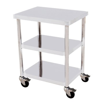 【Abis】客製商品-豪華升級版45X61CM三層430不鏽鋼桌-附煞車輪/料理桌/工作桌/工作台/流理台(1.5尺X2尺)