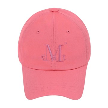 韓國 MUCENT SIGNATURE BALL CAP 經典素色百搭棒球帽 珊瑚粉 CORAL PINK