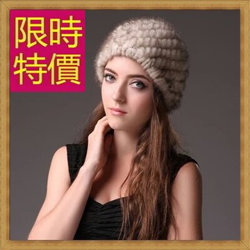 毛帽皮草帽-進口水貂毛加厚保暖皮草女帽子8色62e46【獨家進口】【米蘭精品】