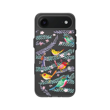 iPhone Air Clear (相機按鈕) 酷墨灰 - 幾米 Jimmy Liao - 地下鐵-鳥語奇遇