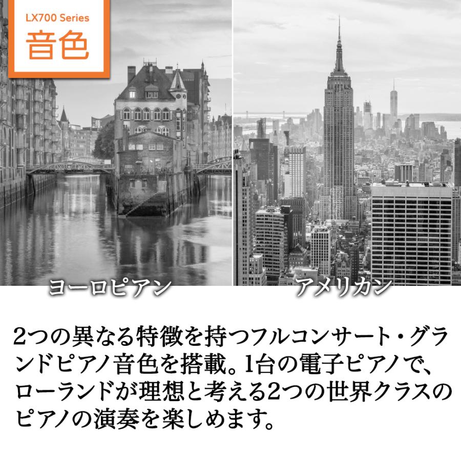 Roland ローランド 電子ピアノ 88鍵盤 LX706GP SR 補助ペダルセット 〔配送設置無料・代引不可〕