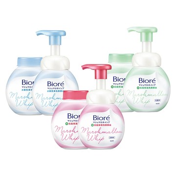 Biore 蜜妮洗顏慕絲(160ml)+更替瓶組合 抗痘保濕/抗痘控油/水嫩亮澤/透白細緻/淨爽水嫩 泡泡洗面乳