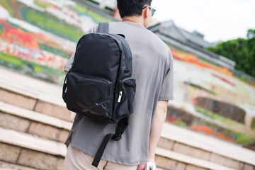 快速出貨BENETTON  BLOW 黑色 迷你雙肩背包