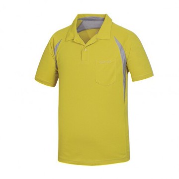 【【蘋果戶外】】零碼出清 山林 31P27 59 檸檬黃 Mountneer 男 透氣排汗上衣 抗UV 有領短袖上衣 吸濕 快乾 POLO 杉 春夏