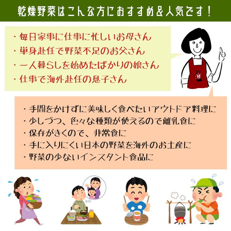 国産 乾燥野菜グリーンミックス ほうれん草マシマシ 100g   チャック付