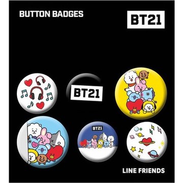 【BT21】BT21徽章組