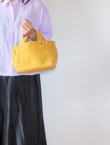 Gather Tote Mini 芥末黃 8 號帆布 迷你托特包