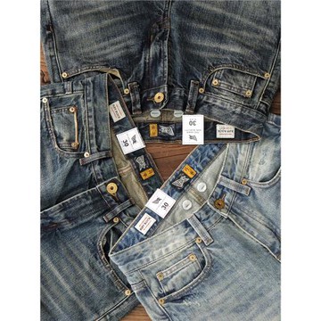 小直筒赤耳牛仔褲男水洗做舊重磅純棉美式復古休閑長褲子新款春秋