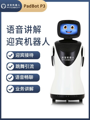 【台灣公司 可打統編】派宝迎宾机器人P3 智能迎宾接待语音讲解咨询交互唱歌跳舞引流 可定制开发