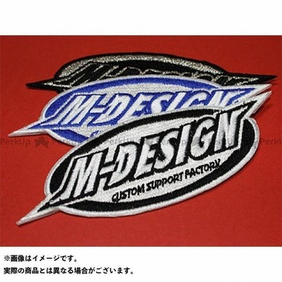 雑誌付き Mデザイン オリジナルワッペン カラー 白 青 M Design 通販 Lineポイント最大get Lineショッピング