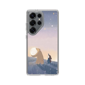 Galaxy S25 Ultra Clear 透明 - 咻咻熊 XiuXiubear - 我們送月亮回家吧