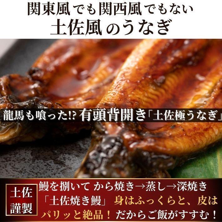 高知県産 うなぎ 白焼き 国産 4尾 完全無投薬 仁淀川 誕生日 ギフト 贈答