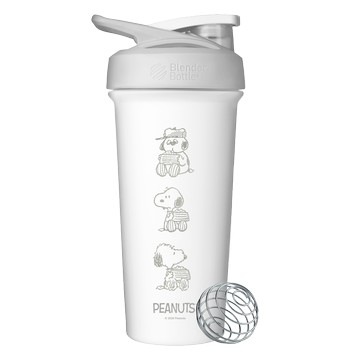 Blender Bottle 不鏽鋼搖搖杯【史奴比-放飯時間】25oz
