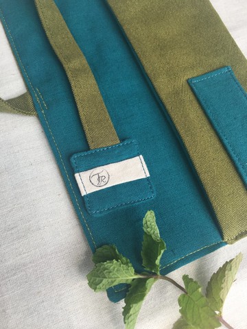 餐具袋 - 沼澤綠 - 餐具包 餐具套 筷套 收納袋  環保餐具