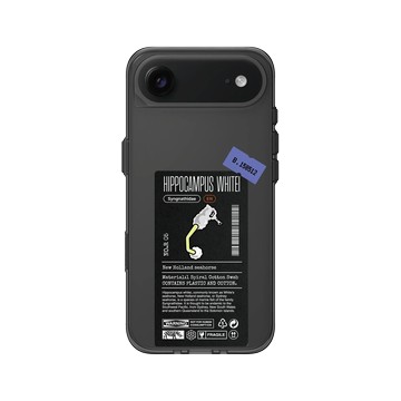 iPhone Air Clear (相機按鈕) 酷墨灰 - Marine Debris - 棉花棒海馬