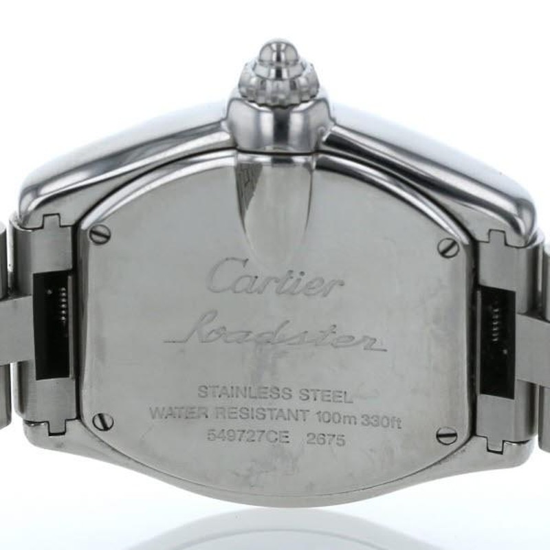 カルティエ CARTIER ロードスター デイト 2675 クオーツ シルバー 文字 ...