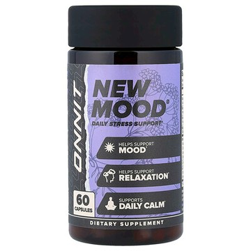 Onnit, New Mood®，日常壓力幫助，60 粒膠囊