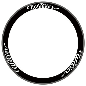威廉公路車輪組碳刀圈貼紙單車輪圈反光防水貼紙定制環法