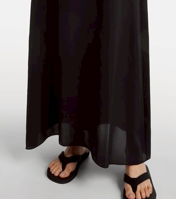 The Row Eveline silk shirt dress