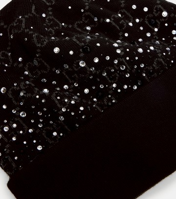 Gucci GG crystal-embellished wool beanie