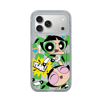 iPhone 17 Pro Max AirX 流變灰 - The Powerpuff Girls 飛天小女警 - 毛毛 - 可愛格紋款