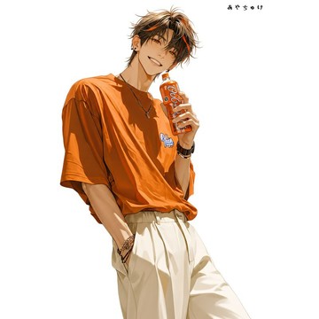 【8 月新款】07-137-0134 人物貼紙 簡約夏日男孩