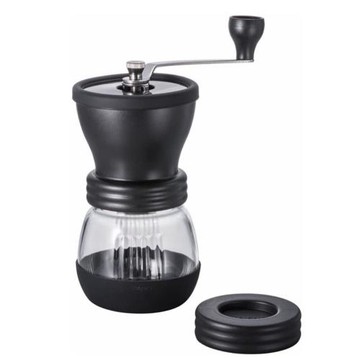 HARIO MSCS-2B手搖咖啡研磨機 陶瓷架 耐熱玻璃內磨芯可水洗 黑色