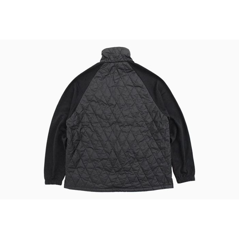 アディダス ジャケット adidas メンズ キルテッド ハーフ ジップ 