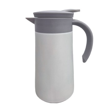 Caldo卡朵生活 輕巧簡約304不鏽鋼保溫壺 800ml  白色 + 灰色  1個