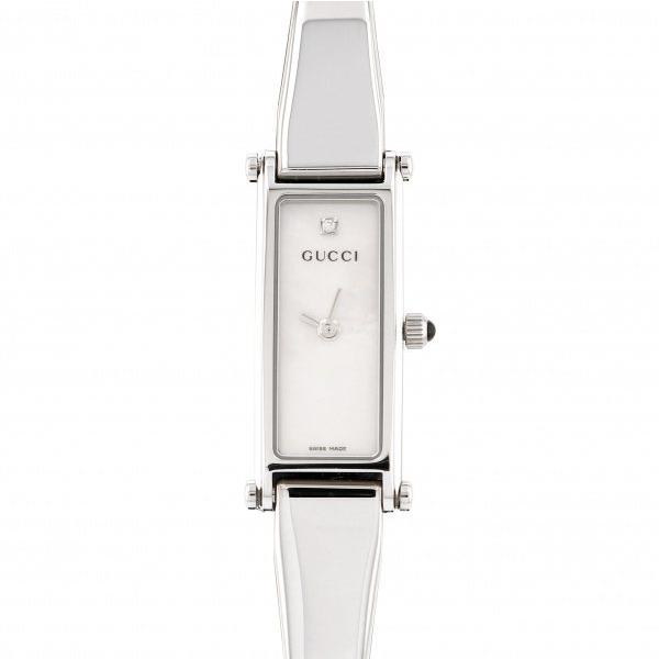 599【6月末終了】 GUCCI グッチ 105 バングル 白文字盤 完品 599【6月末終了】 GUCCI グッチ 105 バングル 白文字盤 完品