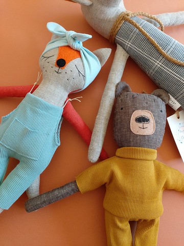 嬰兒動物玩具，動物禮籃，娃娃動物，1 歲禮物，兒童禮物