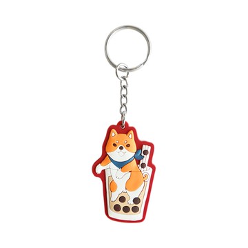 柴之助造型鑰匙圈-珍珠柴