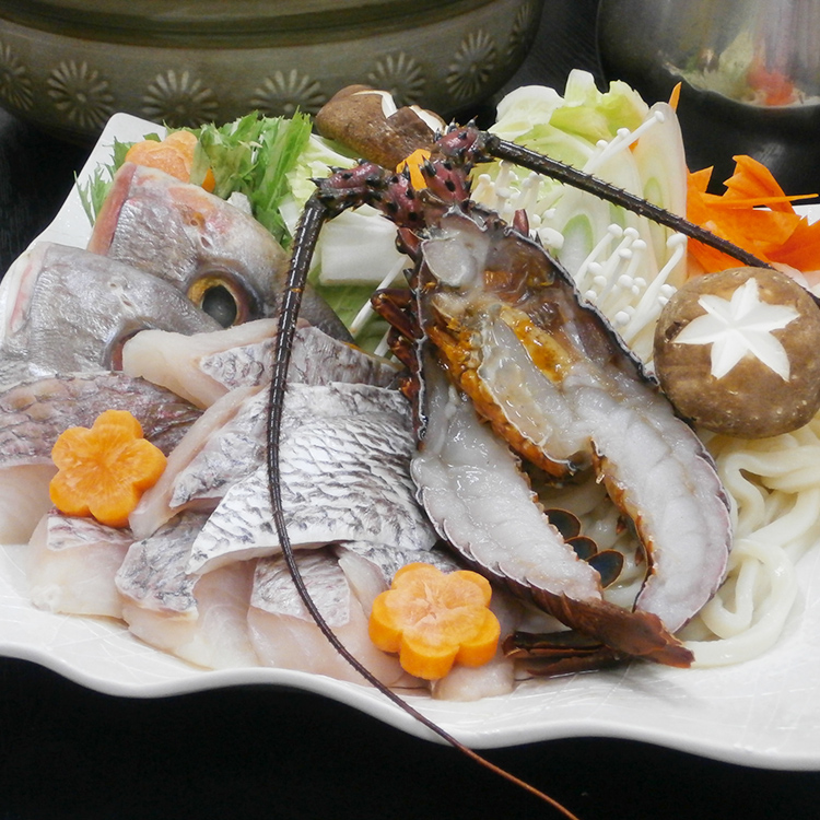 徳島「吟月」天然伊勢海老と鯛の祝い鍋 2940107R－07 徳島「吟月」天然伊勢海老と鯛の祝い鍋 ２９４０１０７Ｒ－０７