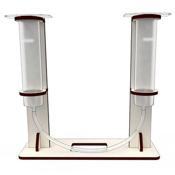 「科探旅科學小實驗」科技小製作兒童小學生導管水平儀stem教育DIY手工材料包